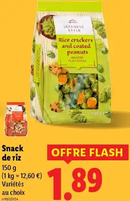 Lidl Snack de riz offre