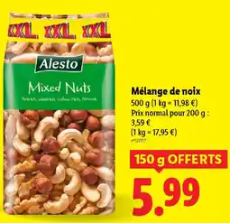 Lidl Mélange de noix offre