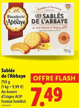 Lidl Sablés de l'Abbaye offre