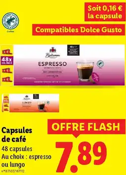 Lidl Capsules de café offre