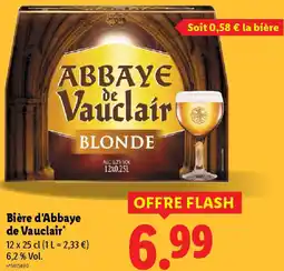 Lidl Bière d'Abbaye de Vauclair offre