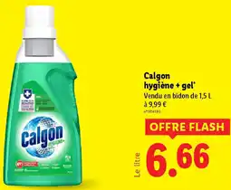 Lidl Calgon hygiène + gel offre