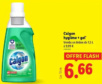 Lidl Calgon hygiène + gel offre