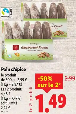 Lidl Pain d'épice offre