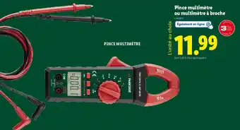 Lidl Pince multimètre ou multimètre à broche offre