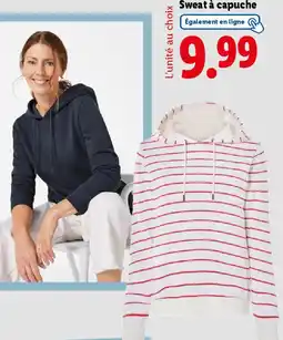 Lidl Sweat à capuche offre