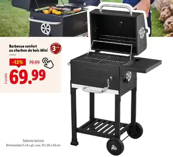 Lidl Barbecue confort au charbon de bois Mini offre