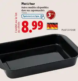 Lidl Plat à four offre