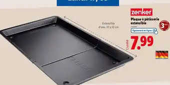 Lidl Zenker Plaque à pâtisserie extensible offre