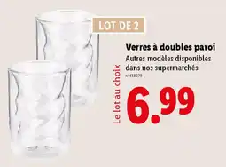 Lidl Verres à doubles paroi offre