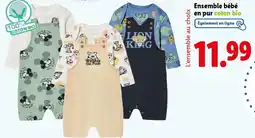 Lidl Ensemble bébé en pur coton bio offre