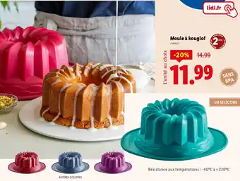 Lidl Moule à kouglof offre