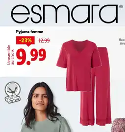 Lidl Esmara Pyjama femme offre