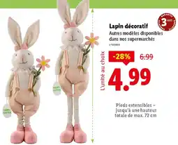 Lidl Lapin décoratif offre