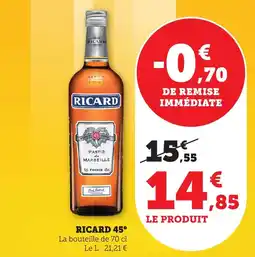 Bi1 Ricard 45° offre