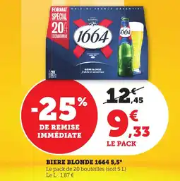 Bi1 Biere blonde 1664 5,5° offre