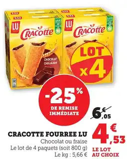 Bi1 Cracotte fourree lu offre