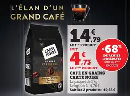 Bi1 Cafe en grains carte noire offre