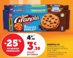 Bi1 Granola lu offre