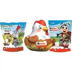 Carrefour Market SUR TOUS LES CHOCOLATS DE PÂQUES KINDER (HORS OEUFS MAXI KINDER 150 G, 220 G ET 320 G) offre