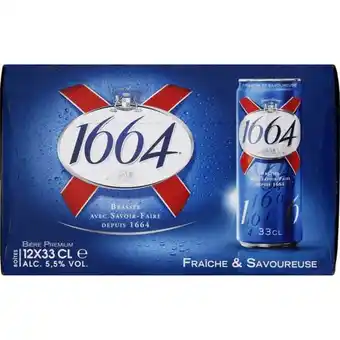 Carrefour Market 1664 Bière blonde offre