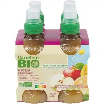 Carrefour CARREFOUR BIO Nectar de fruits Bio offre