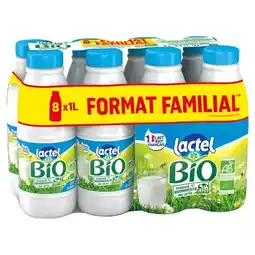 Carrefour LACTEL Lait Bio U.H.T. Format Familial offre