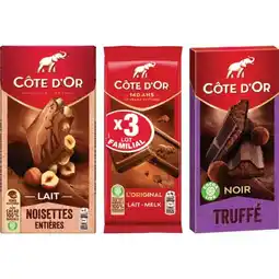 Carrefour CÔTE D'OR SUR TOUTES LES TABLETTES DE CHOCOLATS offre