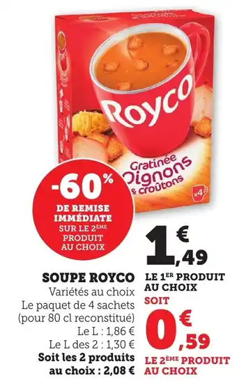 Bi1 Soupe royco offre