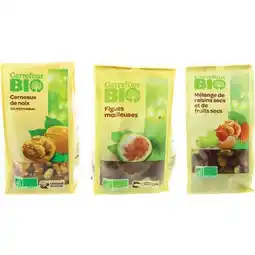 Carrefour CARREFOUR BIO SUR TOUS LES FRUITS SECS offre