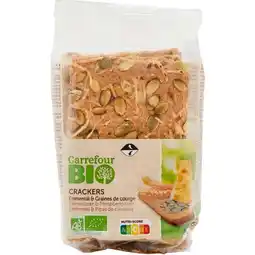 Carrefour CARREFOUR BIO Crackers offre