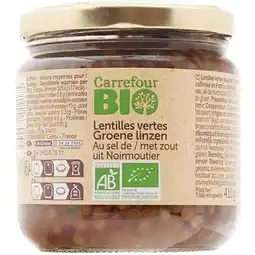 Carrefour CARREFOUR BIO Lentilles vertes offre