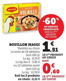 Bi1 Bouillon maggi offre