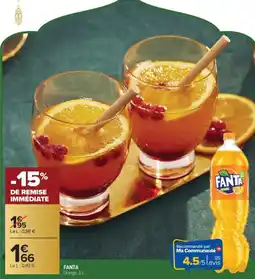 Carrefour FANTA Orange offre