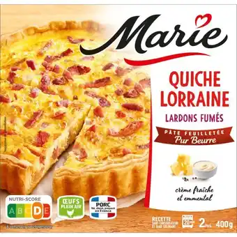 Carrefour MARIE Quiche Lorraine offre