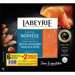 Carrefour LABEYRIE Saumon fumé offre