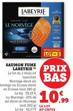 Bi1 Saumon fume labeyrie offre