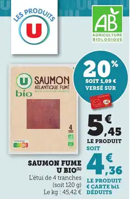 Bi1 Saumon fume u bio offre