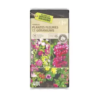 Carrefour CARREFOUR Terreau Plantes Fleuries offre