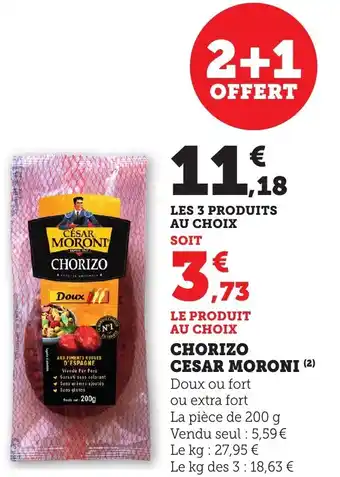 Bi1 Chorizo cesar moroni offre