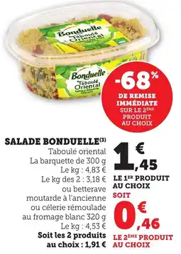 Bi1 Salade bonduelle offre