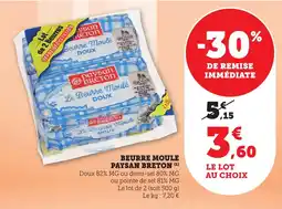 Bi1 Beurre moule paysan breton offre