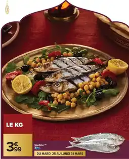 Carrefour Sardine offre