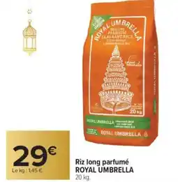 Carrefour ROYAL UMBRELLA Riz long parfumé offre