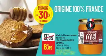 G20 Miel de fleurs crémeux de france offre