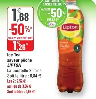 G20 Ice tea offre