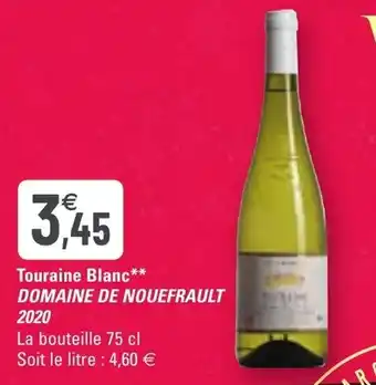 Touraine blanc DOMAINE DE NOURFRAULT 2020