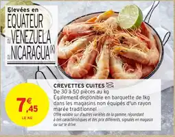 Intermarché Hyper Crevettes cuites offre