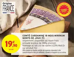 Intermarché Hyper Comté cardamine 18 mois minimum monts de joux offre