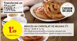 Intermarché Hyper Roulés au chocolat x2 milka offre